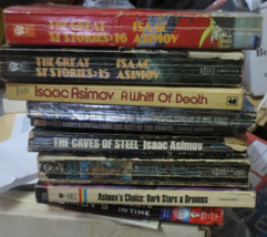 lot of 9 Isaac Asimov sci fi fantasy short stories paperbacks Robots Great SF - £21.89 GBP