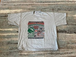 NFL Eagles Patriots Vintage Super Bowl XXXIX 2005 Football T-Shirt  Size XL 48 - $19.79