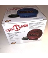 Sonic Bomb Dual Alarm Clock with Bed Shaker BLACK Sonic Alert Vibrating ... - £25.96 GBP