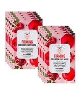 10pk Korean Collagen Skin Firming Hydrating Tightens Face Mask Reduce Wr... - $16.35 CAD