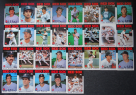 1986 Topps Boston Red Sox Team Set of 29 Baseball Cards - £7.82 GBP