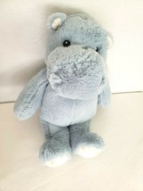 Cloud B Hippo Blue Tan Stars Plush Stuffed Animal Hippopotamus - $24.73