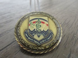 US Army North Atlantic Regional Medical Command Commanders Challenge Coin #974D - £11.67 GBP