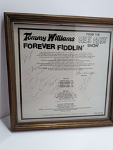 TOMMY WILLIAMS from the Hee Haw TV Show FOREVER FIDDLIN&#39; vinyl LP SIGNED - £32.15 GBP