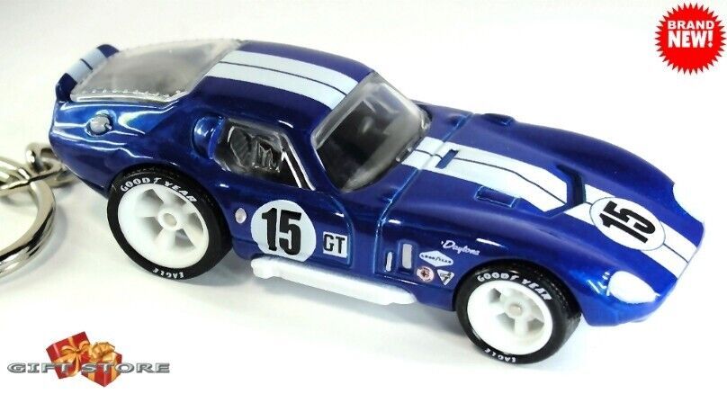 HTF KEYCHAIN BLUE 64~65~66 SHELBY COBRA DAYTONA CUSTOM Ltd Ed. NICE GIFT - $58.98