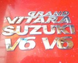 06 07 08 09 10 11 SUZUKI GRAND VITARA V6 REAR / FENDERS EMBLEM BADGE SET... - £25.11 GBP