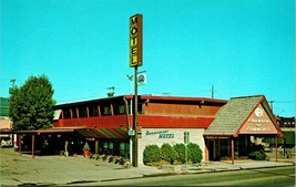 The Downtowner Motel AAA Flathead County Whitefish MT UNP Chrome Postcard S20 - £5.14 GBP