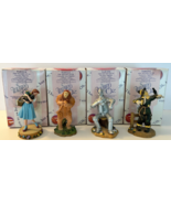 Enesco 1999 Wizard Of Oz Figurines Set Of 4 Resin Dorothy Lion Tin man S... - $753.93 MXN