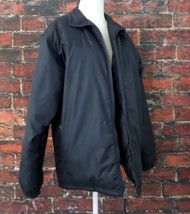 L L Bean Women&#39;s Insulated Coat Jacket Large Reg Black UW49 - £18.64 GBP