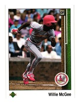 1989 Upper Deck #621 Willie McGee St. Louis Cardinals - $4.00