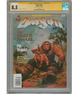 CGC SS 8.5 Dragon #254 SIGNED Jeff Easley Cover Art ~ TSR AD&amp;D RPG Gaming - $216.14 CAD