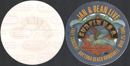 Super Rare Jan &amp; Dean OTTO Cloth Promotional Backstage Pass from the Con... - £13.38 GBP