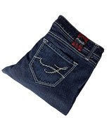 Fragile Women&#39;s Slim Leg Jeans Size 9 Dark Wash Denim Solid Blue - $23.97 CAD