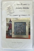 Serenity Stitches Cross Stitch Chart Sampler + Linen - Trust Me - $16.57