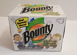 Vintage Peanuts Snoopy Bounty paper towels BOXED 40 x 2 ply sheets - SEALED - $22.99