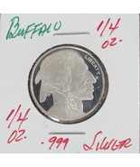 1/4 oz Buffalo Fractional Silver Round 1/4 Troy Oz .999 Fine Silver GSM - $22.48 CAD