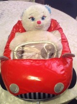 Christmas Build A Bear car red convertible full size seat plush Car only - $25.59