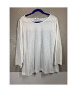 Vineyard Vines White Seersucker 3/4 Length Sleeve Shirt Womens Top Size ... - $26.99 CAD