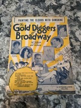 painting the clouds with sunshine, sheet music, gold diggers of broadway... - £3.86 GBP