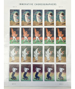 2012 Innovative Choreographers stamp set of 20 - £7.86 GBP