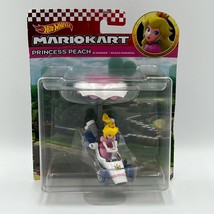 Hot Wheels MarioKart Princess Peach B-Dasher and Peach Parasol 1:64 Car NEW - $316.69 MXN