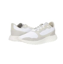 Steve Madden Womens 6 M White Knit Multi Woven Lace Up Sneakers DISPLAY WH6 - $39.19