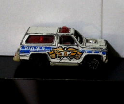 1981 Kenner Fast 111&#39;s Hong Kong White Police Chevy Blazer, No Plate, - £6.17 GBP