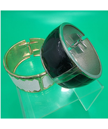 Vintage Brutalist Cuff Spring Bracelet &amp; Premier Designs Bracelet Jewelry - $34.69