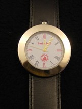 Wrist Watch Bord a&#39; Bord French Uni-Sex Solid Bronze, Genuine Leather B16 - £88.84 GBP