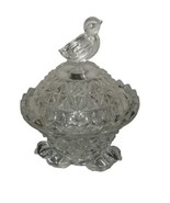 Vintage Hofbauer Crystal Byrdes Collection Mini Trinket Dish with Bird o... - £11.77 GBP