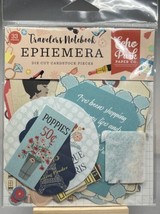 Echo Park Ephemera Metropolitan Girl Scrapbook Die Cuts Travelers Notebook 33pc - £2.39 GBP