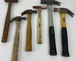 Lot (6) Pc. Hammers Fiberglass Handle Curved Claw Hammer Lot Assorted Ba... - $44.54