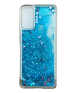 For Samsung Galaxy S20 Flexible TPU Back Case + Screen Floating Glitter/... - £7.97 GBP