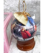 1997 Hallmark Holiday Barbie 4&quot; Decoupage Ornament with Wooden Ornament ... - £13.27 GBP