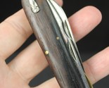 Vintage Kutmaster Pocket Knife UTICA NY USA beautiful wood ESTATE SALE old - $34.99