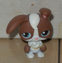 Hasbro Littlest Pet Shop Lps #121 Rabbit Brown White - $14.22