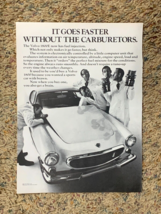 VOLVO: It Goes Faster Without the Carburetors -  P1800E  1970 Vintage Pr... - $6.79