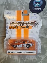 BigTime Muscle ‘63 Chevy Corvette Stingray Wave 21 JADA TOYS 2020 - £6.81 GBP