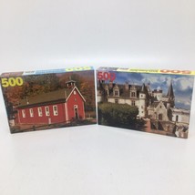 2 Scenic Scape Series 500 Piece Puzzles - 10 3/4&quot; x 18&quot; each - £13.76 GBP