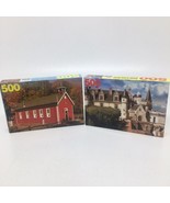 2 Scenic Scape Series 500 Piece Puzzles - 10 3/4&quot; x 18&quot; each - £13.84 GBP