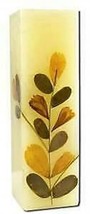 Auroshikha Square (1-1/2 in x 4-3/4 in) Flower Candles Vanilla - £10.55 GBP