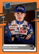  2021 Donruss Racing Orange Blaster Parallel Rated Rookie #36 Taylor Gray NM - £3.89 GBP