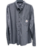 Vintage Pittsburgh Steelers Button Down Shirt Sz Mens LARGE official NFL... - £21.60 GBP