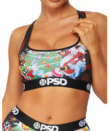 PSD Women&#39;s Looney Christmas Sports Bra, Multi, Size Large - $18.69