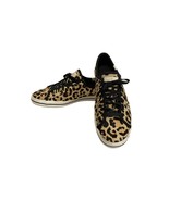 Kate Spade x Keds Calf Hair Leopard Kickstart Lace Up Sneakers Size 9 - $44.55