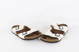 Vintage Birkis Birkenstock Womens 8 Distressed Perforated Leather Sandal... - $738.56 MXN