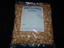 Pistachios in Shell Salt Nuts 2 lb Bag ( 32 oz ) Fresh Factory Sealed - £15.68 GBP