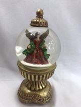 Smithsonian Institution Christmas Angel Snow Globe Musical Gold Urn In E... - £30.59 GBP