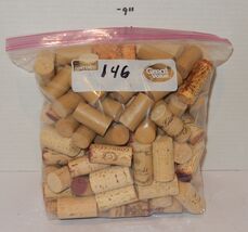 Wine Corks Lot of 146 Craft Project Mixed Assorted Natural &amp; Synthetic U... - $49.45