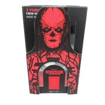 Stranger Things 3 Pack Crew Socks Gift Box Set Size 6-12 NEW - $17.09 CAD